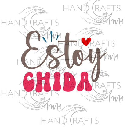 Chida Spanish Sublimation Design