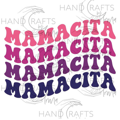 Mamacita Spanish Sublimation Design