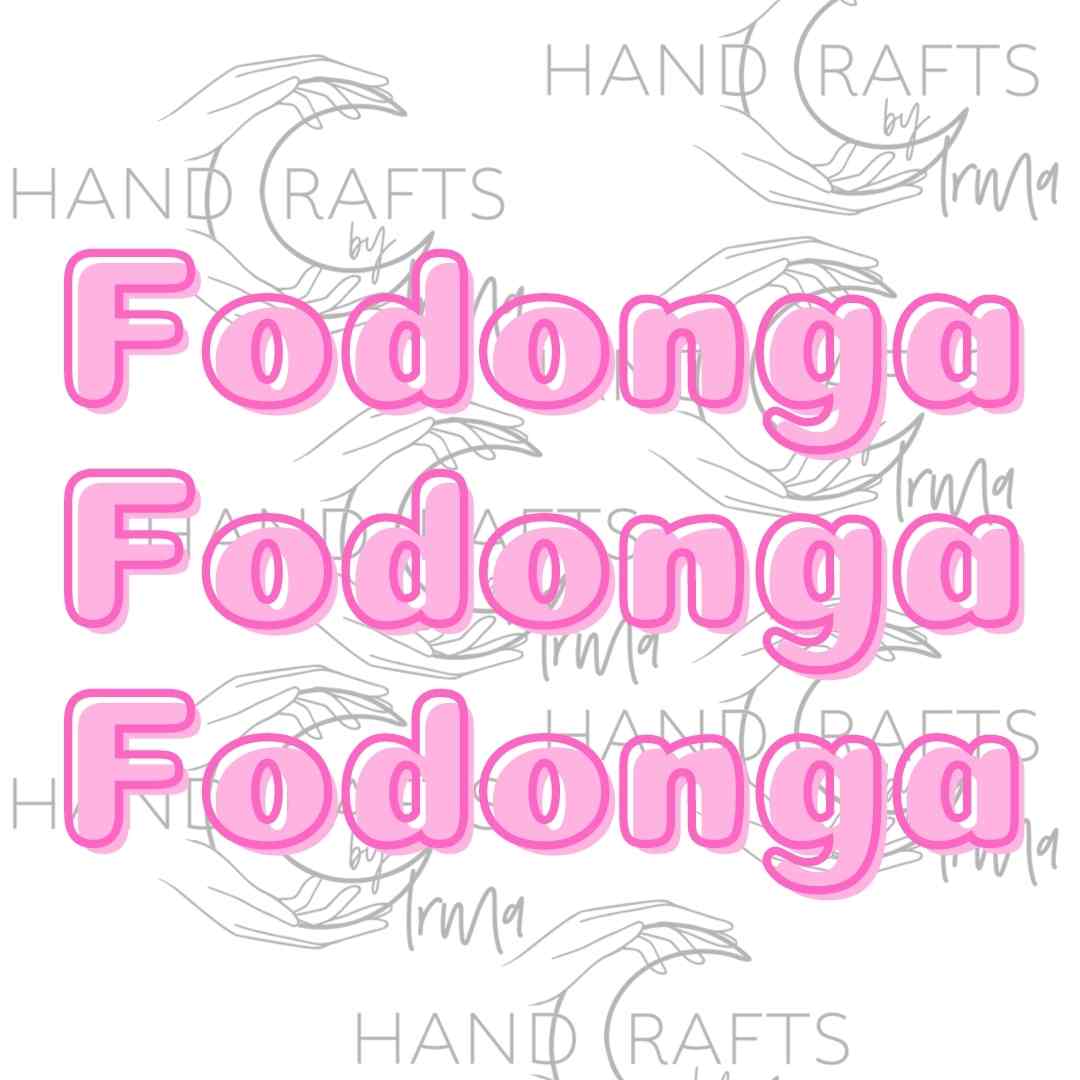 Fodonga Sublimation Design