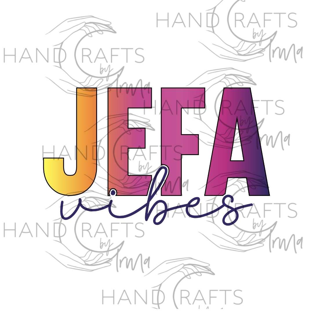 Jefa Spanish Sublimation Design