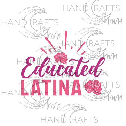 Latina Spanish Sublimation Design