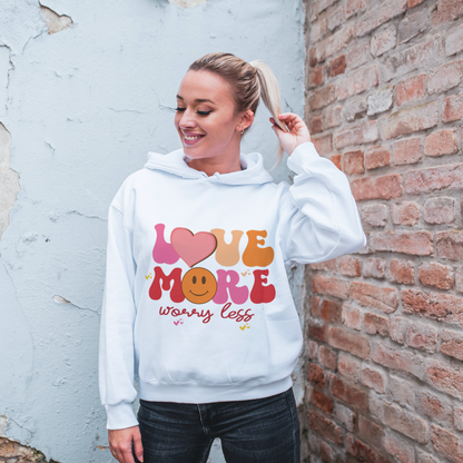 Love More Worry Less Sublimation Design