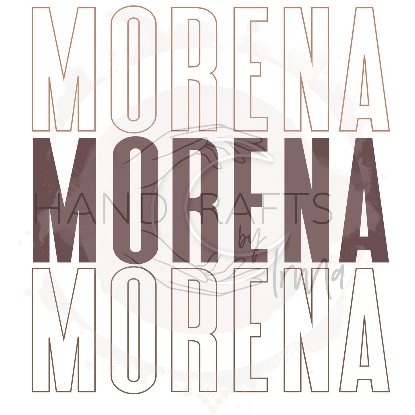 Morena Sublimation Design