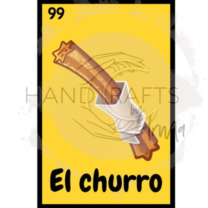 Mexican Churro PNG | Sublimation Design | Latina PNG | Latina SVG | Pan Dulce Design | Loteria
